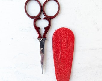 Embroidery Scissors | Red Victorian Embroidery Scissors for Embroidery, Cross Stitch, Quilting, Sewing, Knitting, Needlework - RED VICTORIAN