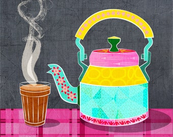 Chai and its Teapot - Art Print