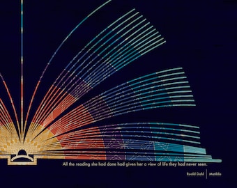 Roald Dahl / Matilda Literary Quote