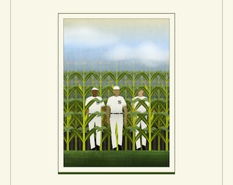Field of Dreams - Chicago White Sox or Chicago Cubs Baseball Art Print