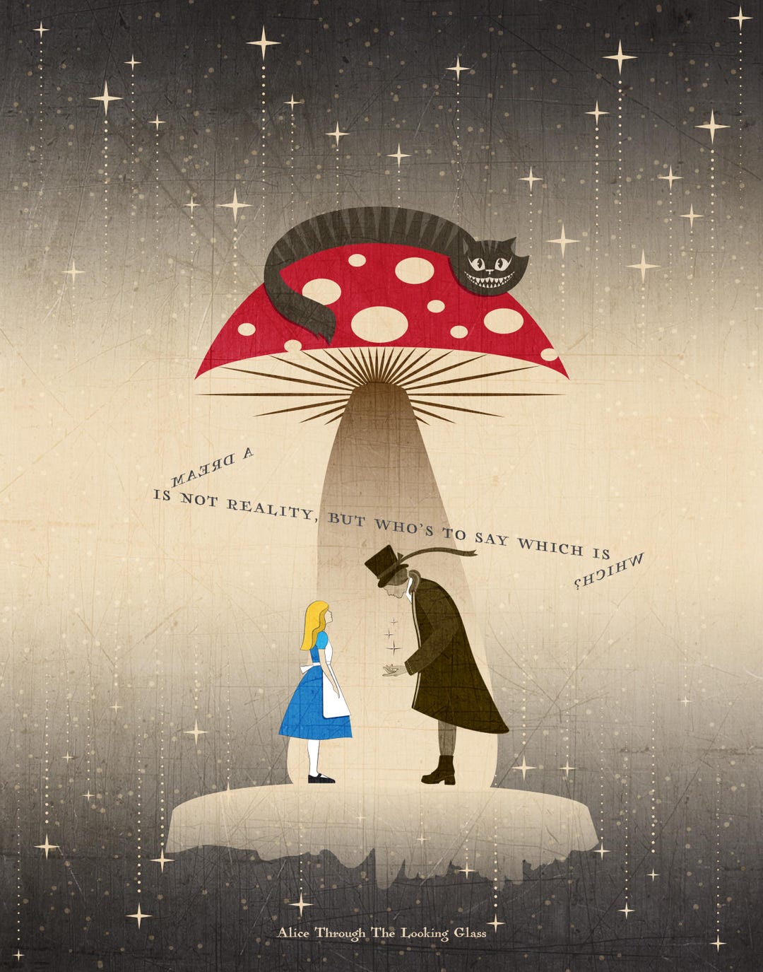 Alice Through the Looking Glass Art Print - Etsy