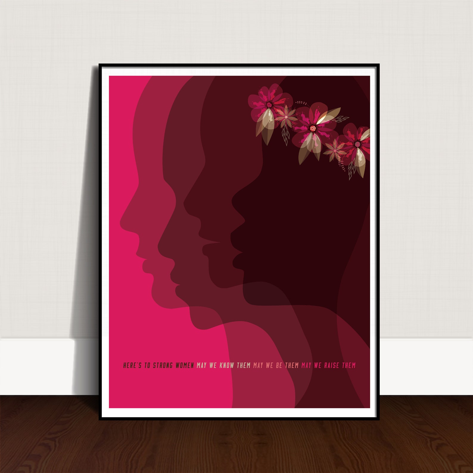 Strong Woman Art Print - dlokzco