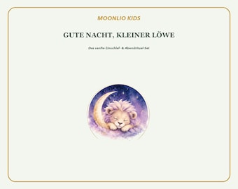 Kids Bedtime Routine Sage Green | Sleep Cards, Affirmations & Night Ritual | German English PDF