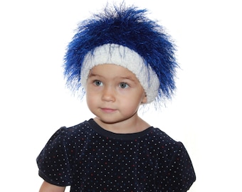 Children or adult fuzzy hat   / Cabbage Patch Hat  / Cosplay wig  /  Baby costume / Halloween Costume / troll wig