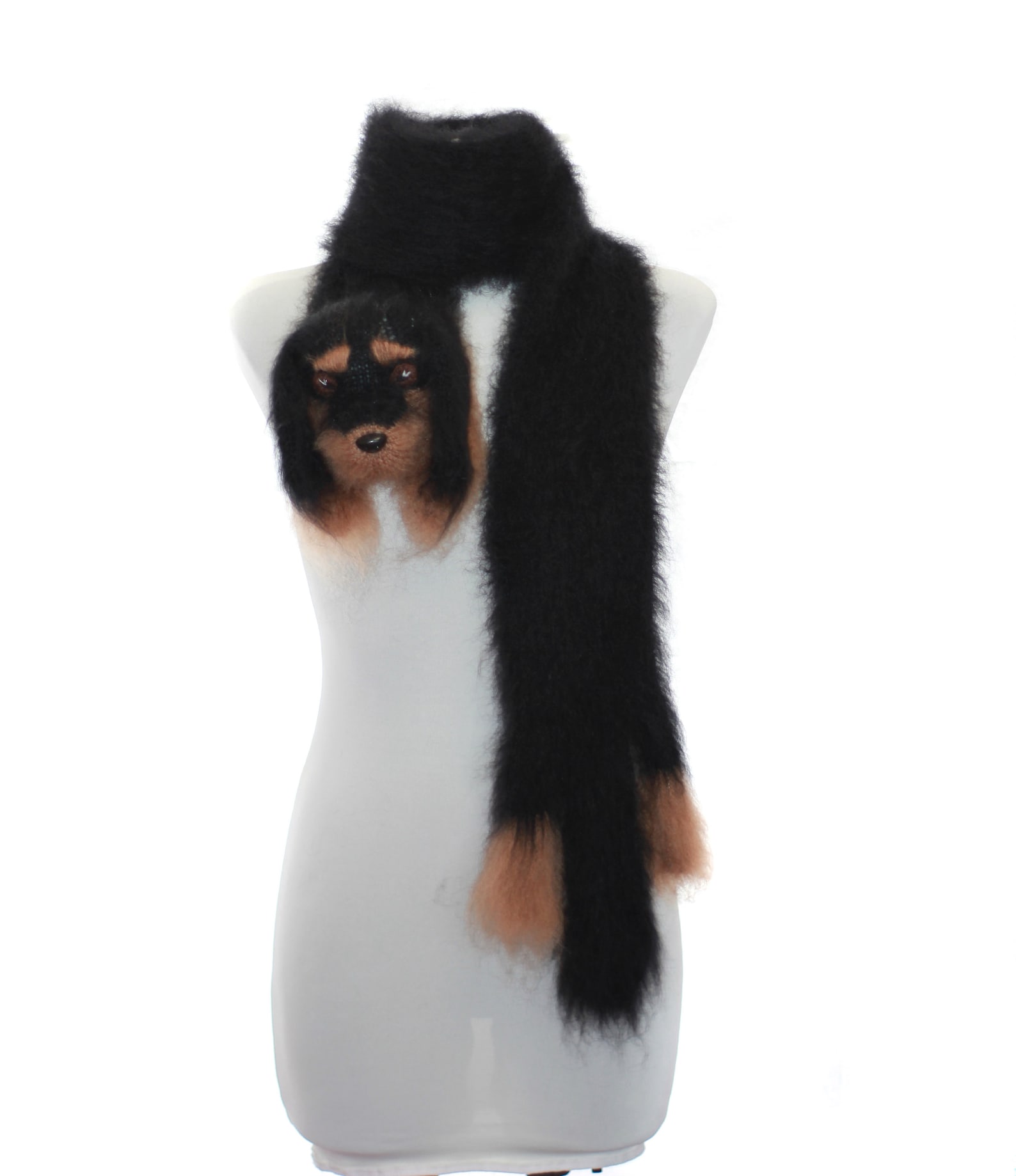 Knitted Scarf Dog Cavalier King Charles Spaniel. Fuzzy Soft - Etsy