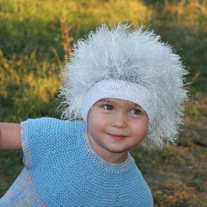 Baby and adult hats . Dandelion. Cabbage Patch Kids Hat.  . Halloween Costume . Cosplay wig