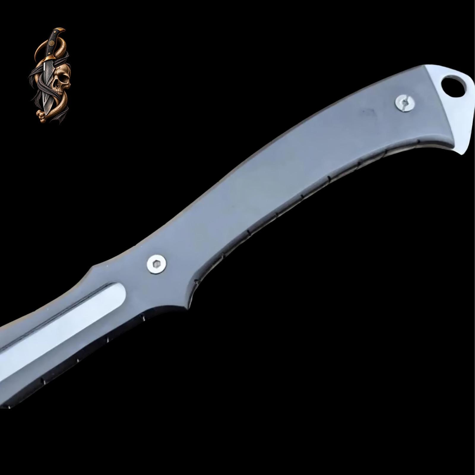 Resident Evil Requiem Leon's Hatchet with Leather Sheath | RE9 Full Tang Stainless Steel Axe thumbnail 8