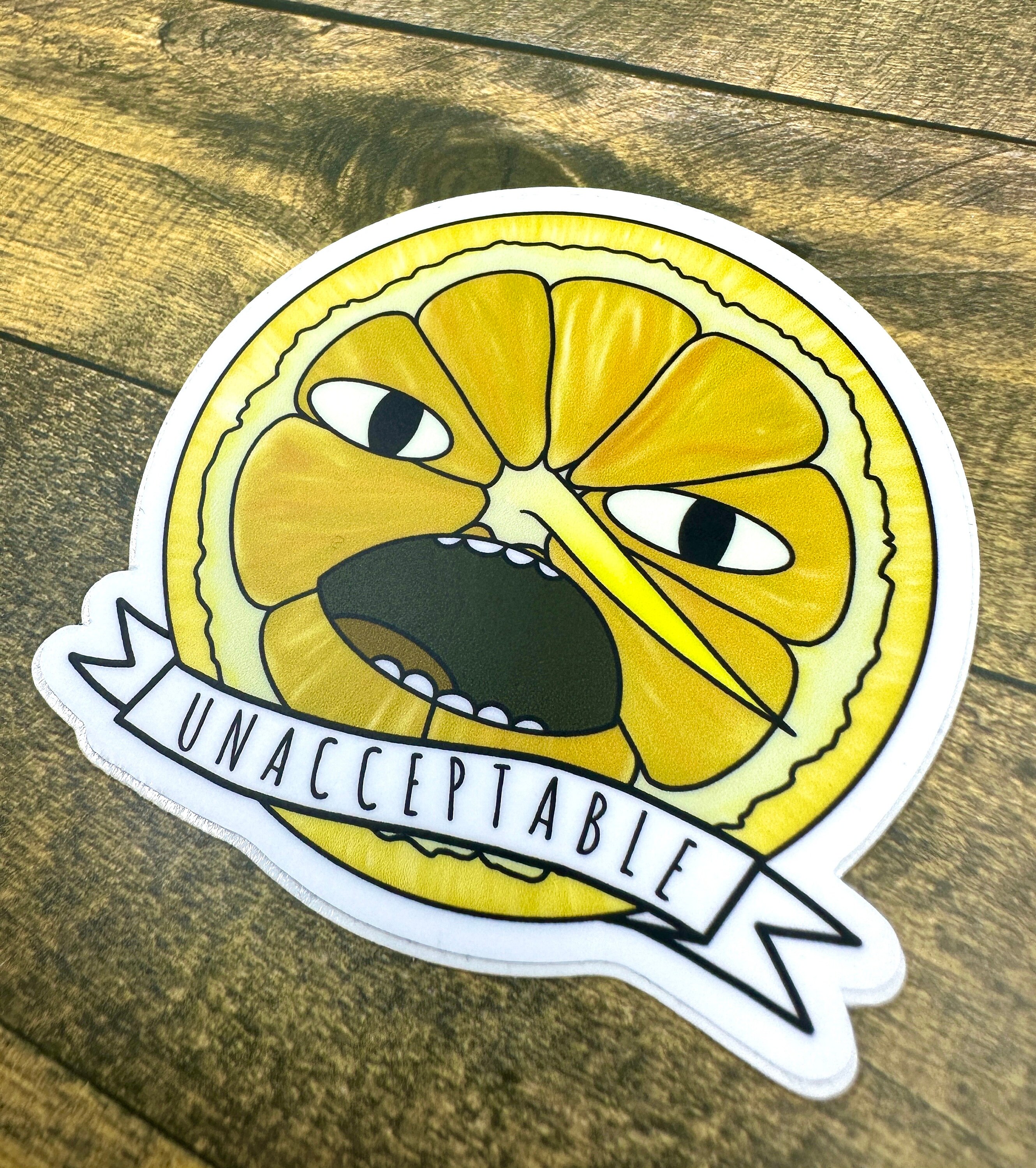 Sticker Earl of Lemon Grab Unacceptable Sticker Adventure Time Cartoon ...
