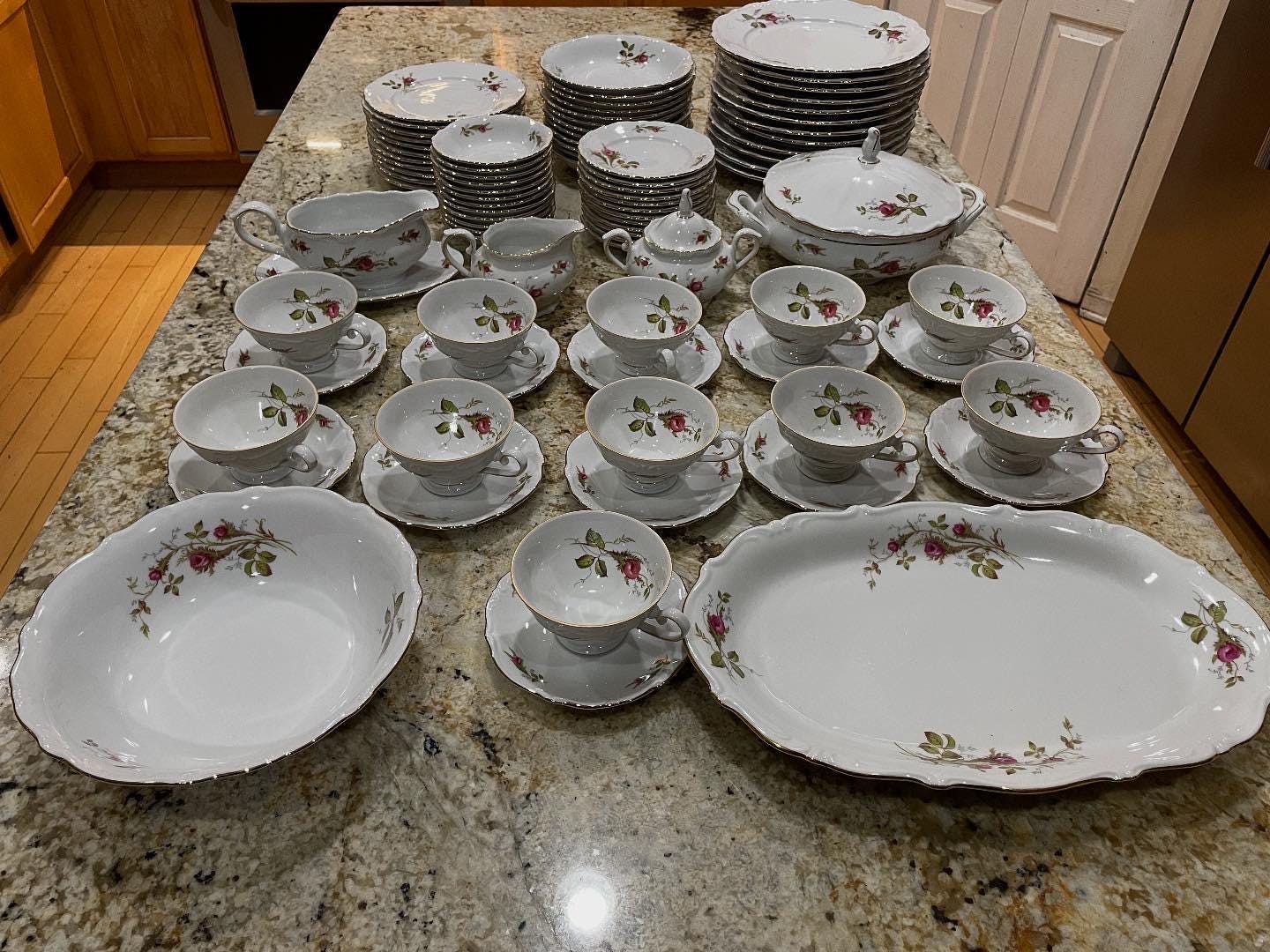 Moss Rose China - Etsy