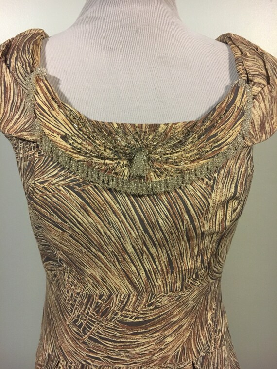 beaded swing dress