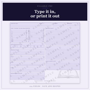 DnD Wizard Character Sheet 5e | Fillable and Printable PDF, Wizard Class Sheet for Dungeon Master Gifts image 7