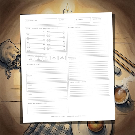 DnD Character Sheet 5e — image 7