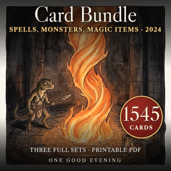 DnD 5e Card Bundle — 2024 rules — image 1