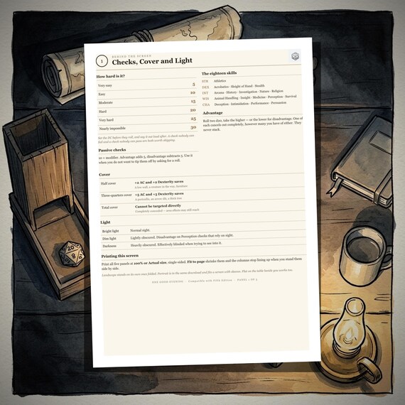 DnD Dungeon Master Screen 5e — image 2