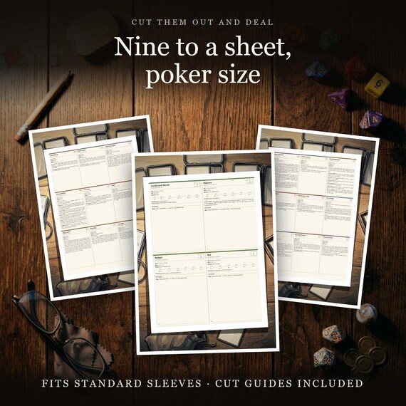 DnD 5e Card Bundle — 2024 rules — image 9