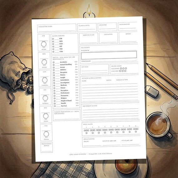 DnD Character Sheet 5e — image 6