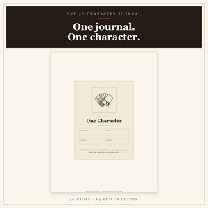 D&D Charakterjournal 5e | 36-seitiges, druckbares Kampagnennotizbuch, Sitzungsprotokoll und Charakterbogen – das perfekte Geschenk für Spielleiter Bild 9
