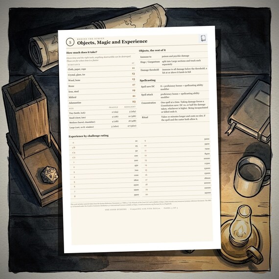 DnD Dungeon Master Screen 5e — image 6