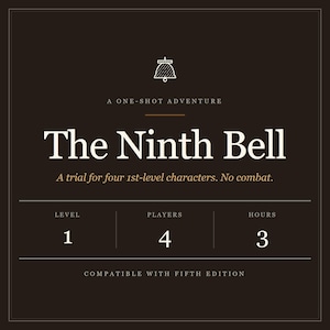 The Ninth Bell D&D 5e One Shot Adventure – Mystery, No Combat (PDF) image 1