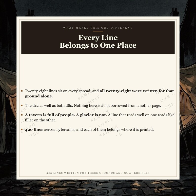 DnD Random Encounter Tables 5e City and Settlement | 56 d100 Tables, 1120 Encounters, 15 Places image 2