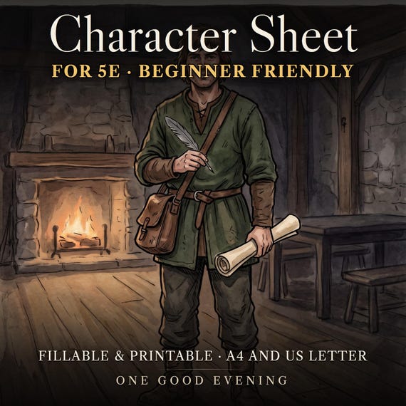 DnD Character Sheet 5e — image 1