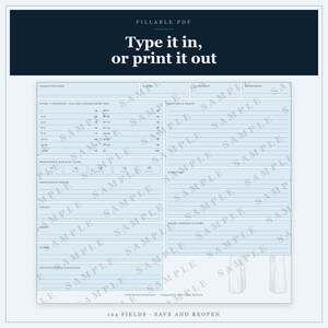 DnD Character Sheet 5e Frostbound | Fillable and Printable PDF, Illustrated Character Sheet for Beginner DnD image 7