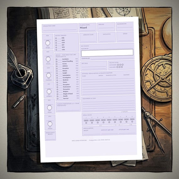 DnD Character Sheet Bundle 2024 — image 9