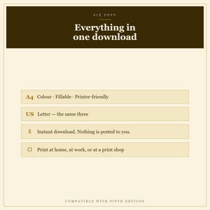 DnD Cleric Character Sheet 5e | Fillable and Printable PDF, Cleric Class Sheet for Dungeon Master Gifts image 2