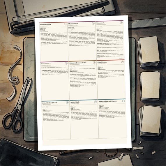 DnD 5e Card Bundle — 2014 rules — image 8