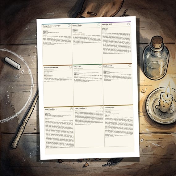 DnD Spell Cards 5e — image 4