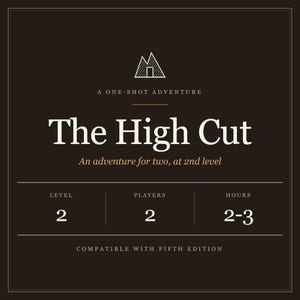 The High Cut: DnD 5e One-Shot Adventure for Two Players (PDF Download) image 1