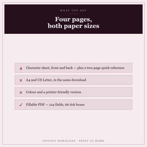 DnD Warlock Character Sheet 5e | Fillable and Printable PDF, Warlock Class Sheet for Dungeon Master Gifts image 6