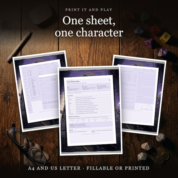 DnD Character Sheet 5e Arcane — image 9