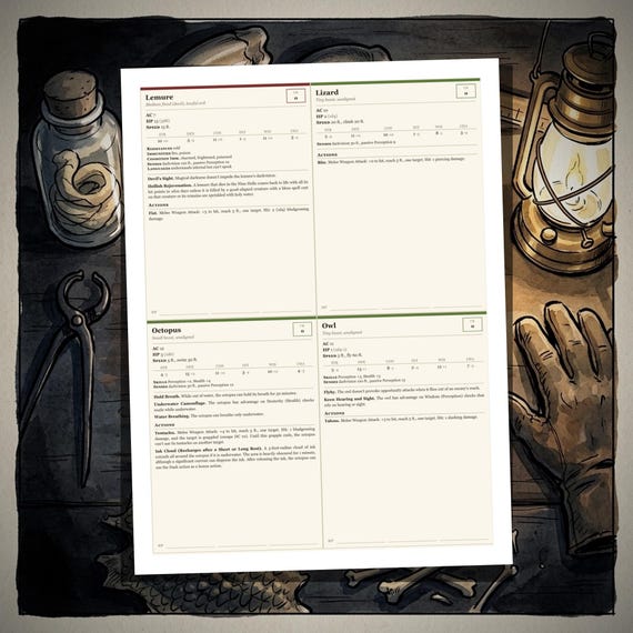 DnD Monster Cards 5e — image 6