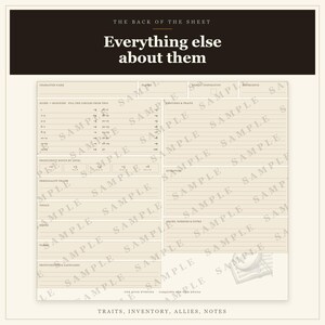 DnD Bard Character Sheet 2024 | Fillable and Printable PDF with Weapon Mastery, Bard Class Sheet for Dungeon Master Gifts image 5