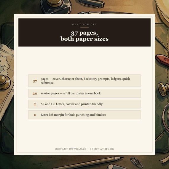 Sheet, Cards and Journal Kit — 5e — image 10
