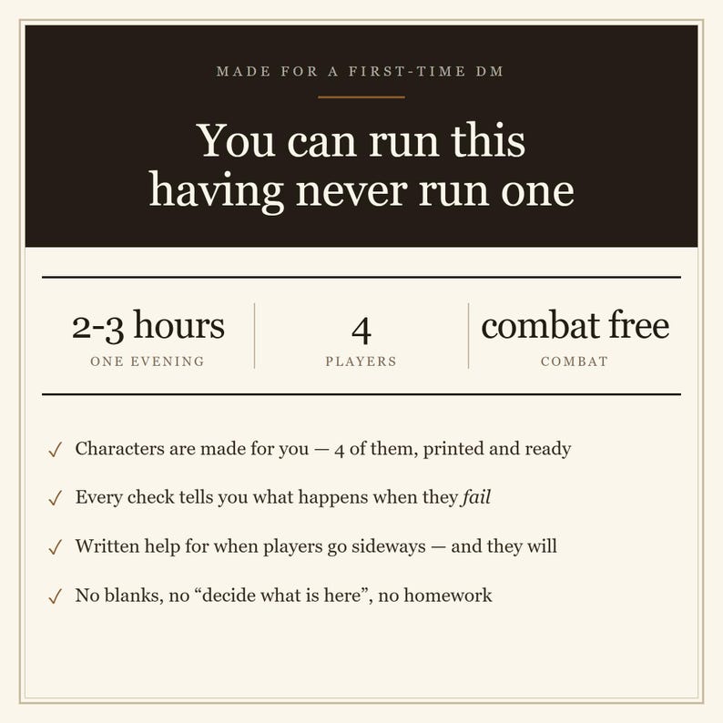 The Horse Fair D&D 5e One Shot – Courtroom Mystery Adventure (PDF) image 5