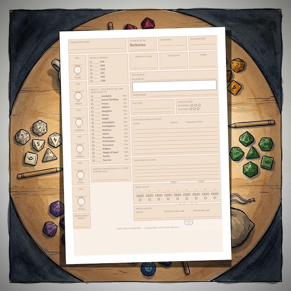 DnD Character Sheet Bundle 5e — image 5