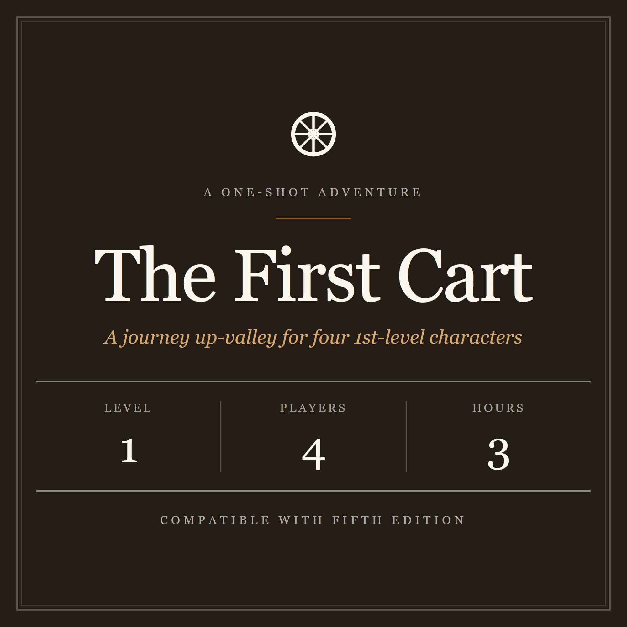 The First Cart