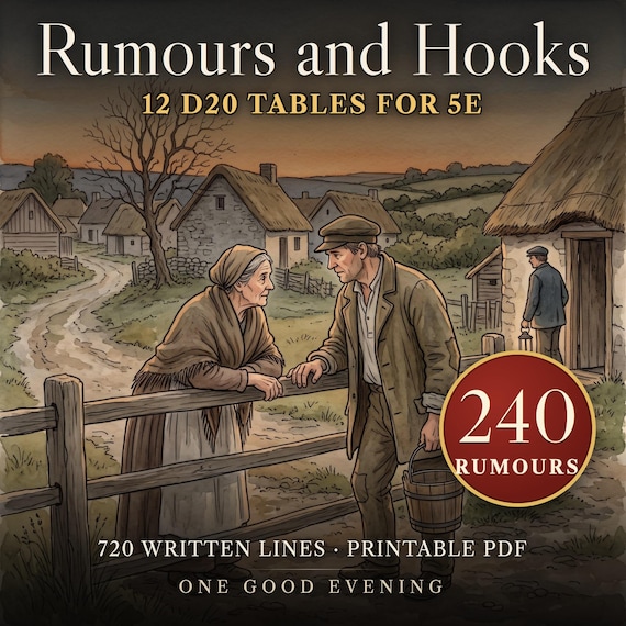 DnD Plot Hooks and Rumor Tables 5e — image 1