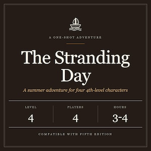 Das nautische D&D-Abenteuer „Der Strandungstag“ – Stufe 4, 4 Spieler (PDF) Bild 1