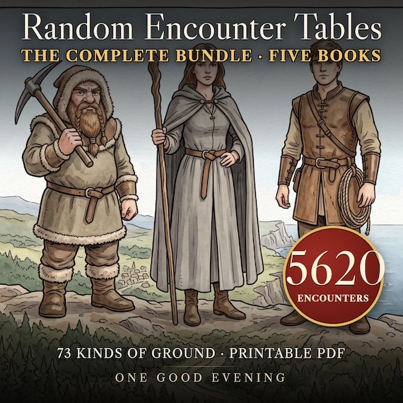 DnD 5e Encounter Tables — Complete Bundle — image 1