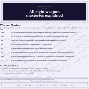DnD Wizard Character Sheet 2024 | Fillable and Printable PDF with Weapon Mastery, Wizard Class Sheet for Dungeon Master Gifts imagem 8