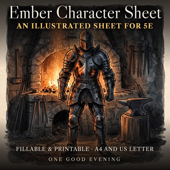 DnD Character Sheet 5e Ember — image 1