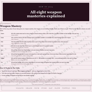 DnD Rogue Character Sheet 2024 | Fillable and Printable PDF with Weapon Mastery, Rogue Class Sheet for Dungeon Master Gifts imagen 8