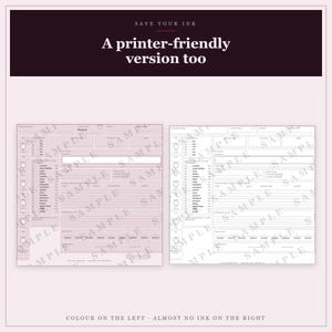 DnD Warlock Character Sheet 2024 | Fillable and Printable PDF with Weapon Mastery, Warlock Class Sheet for Dungeon Master Gifts imagem 2
