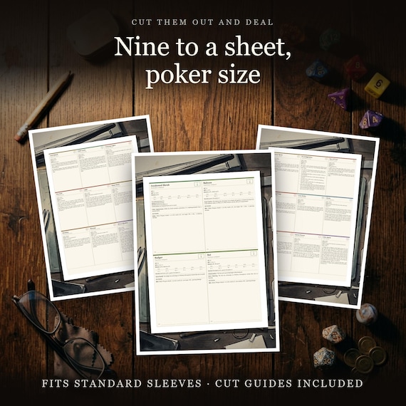DnD 5e Card Bundle — 2014 rules — image 9