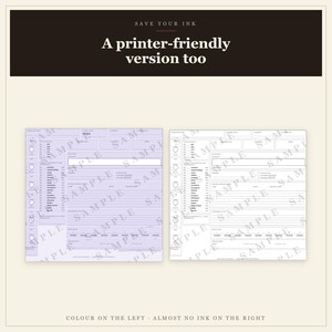 DnD Character Sheet Bundle 5e | 18 Fillable and Printable PDF Sheets, All 12 Classes for Dungeon Master Gifts image 3