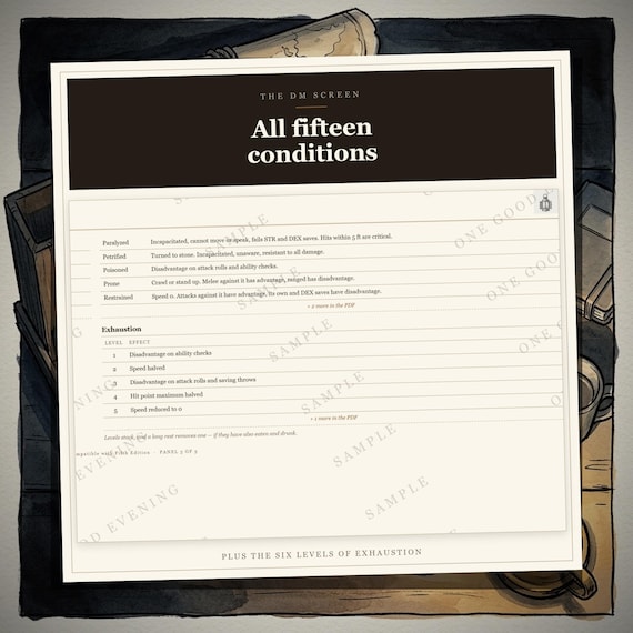 DnD Dungeon Master Screen 5e — image 8