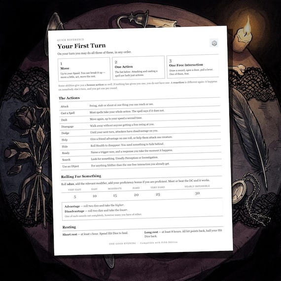 DnD Character Sheet 5e Gothic — image 8